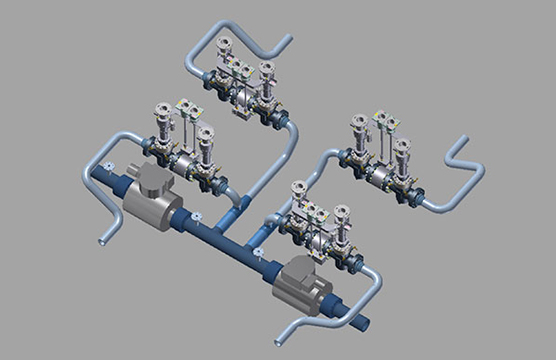 Banda Production Manifold – Valve and Piping Layout