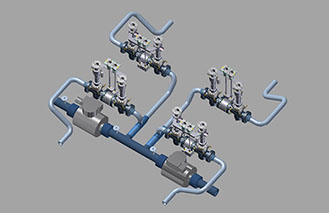 Banda Production Manifold – Valve and Piping Layout
