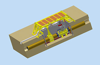 York Hot Tap Tee, Cofferdam and Protection Cover Arrangement