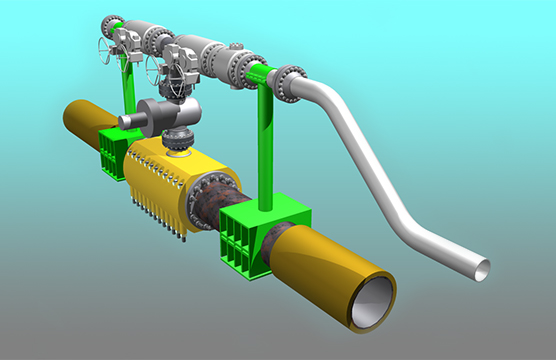 York Hot Tap Manifold - Conceptual Valve Arrangement
